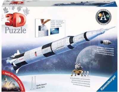 Ravensburger Puzzel 3D Apollo Saturn V Raket 162921