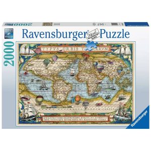 Ravensburger Puzzel De wereld rond 2000st 3545968