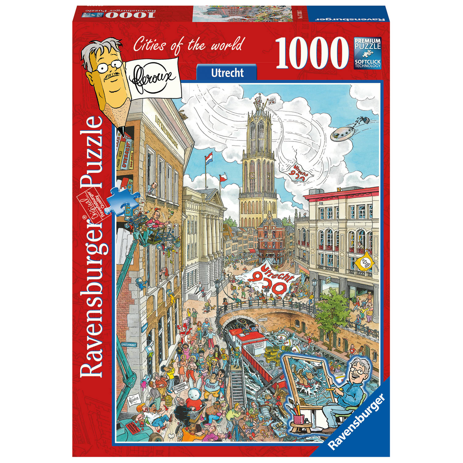 Ravensburger Puzzel FLeroux comic style Utrecht 3586429