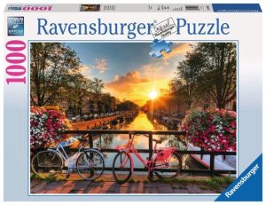 Ravensburger Puzzel Fietsen in Amsterdam (1000) 120480