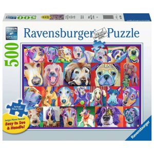 Ravensburger puzzel Kleurrijke honden 3545974