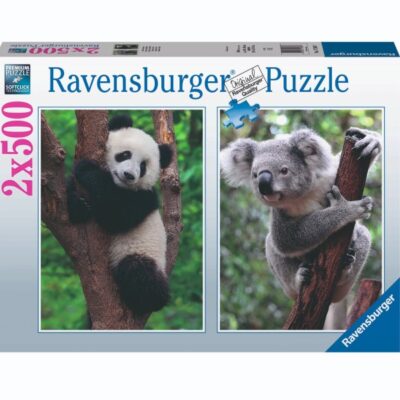 Ravensburger Puzzel Panda En Koala 2 X 500 Stukjes 162758