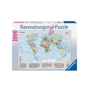 Ravensburger puzzel staatkundige wereldkaart - 1000 stukjes 1031629