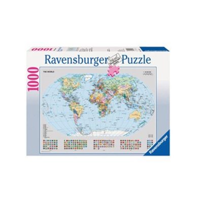 Ravensburger puzzel staatkundige wereldkaart - 1000 stukjes 1031629