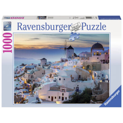 Ravensburger puzzel Avond in Santorini - Legpuzzel - 1000 stukjes 1382957