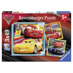 Ravensburger puzzel Disney Cars 3 legendes van de baan - 3 x 49 stukjes 1507788