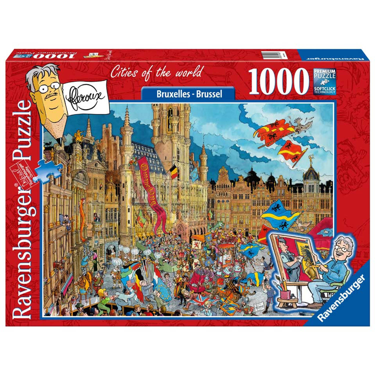 Ravensburger puzzel Fleroux Brussel - 1000 stukjes 1745277