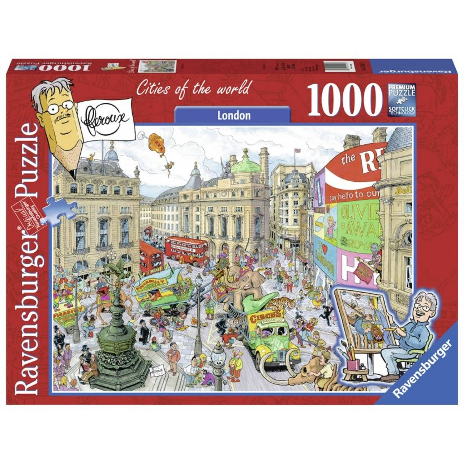 Ravensburger puzzel Fleroux London - 1000 stukjes 1341609