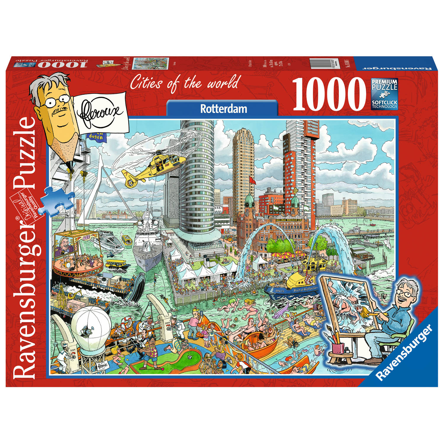 Ravensburger puzzel Fleroux Rotterdam - 1000 stukjes 2406149