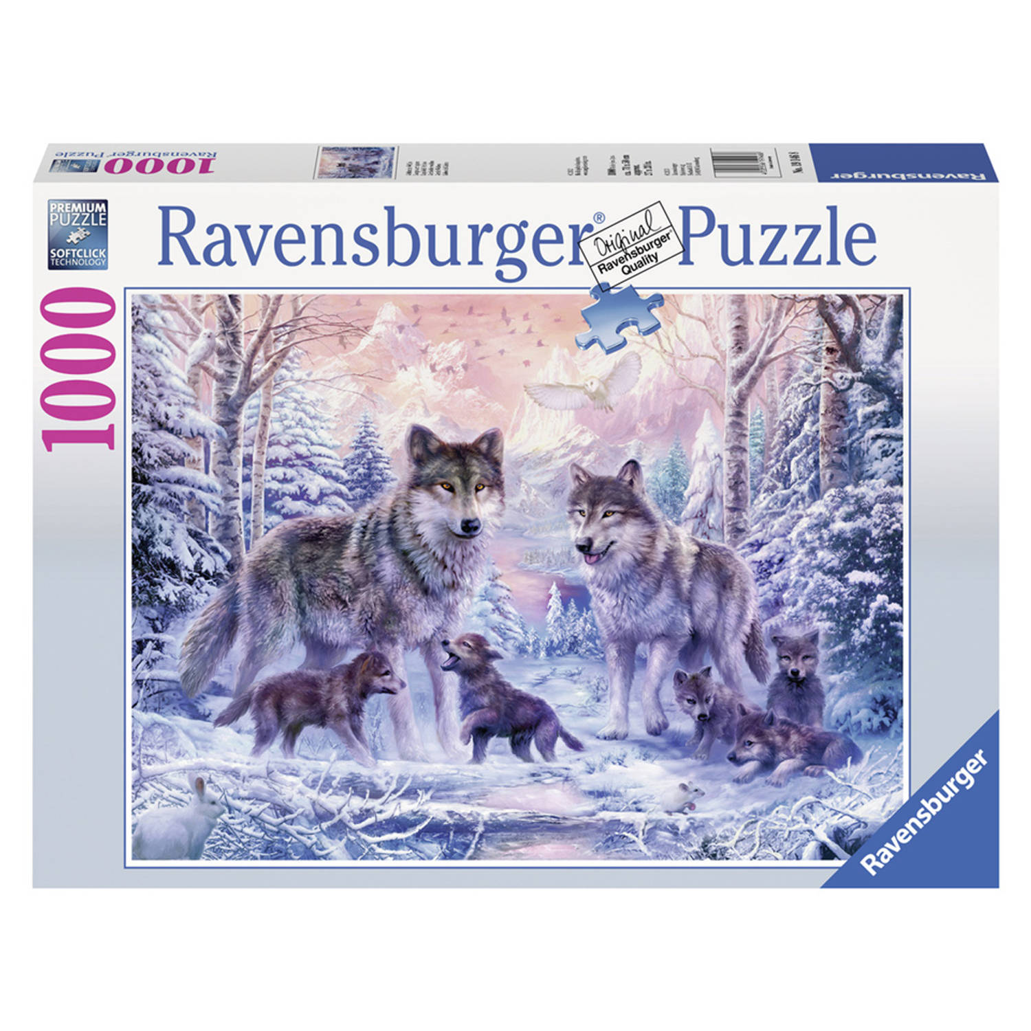 Ravensburger puzzel wolven 1000pc 1102133