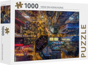 Rebo Productions legpuzzel Hong Kong karton 1000 stukjes 519402