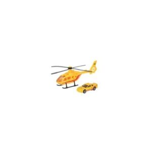 Reddings helikopter en auto speelset geel 10075617