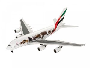 Revell 1/144 Emirates A380-800 United For Wildlife Aircraft model 27883