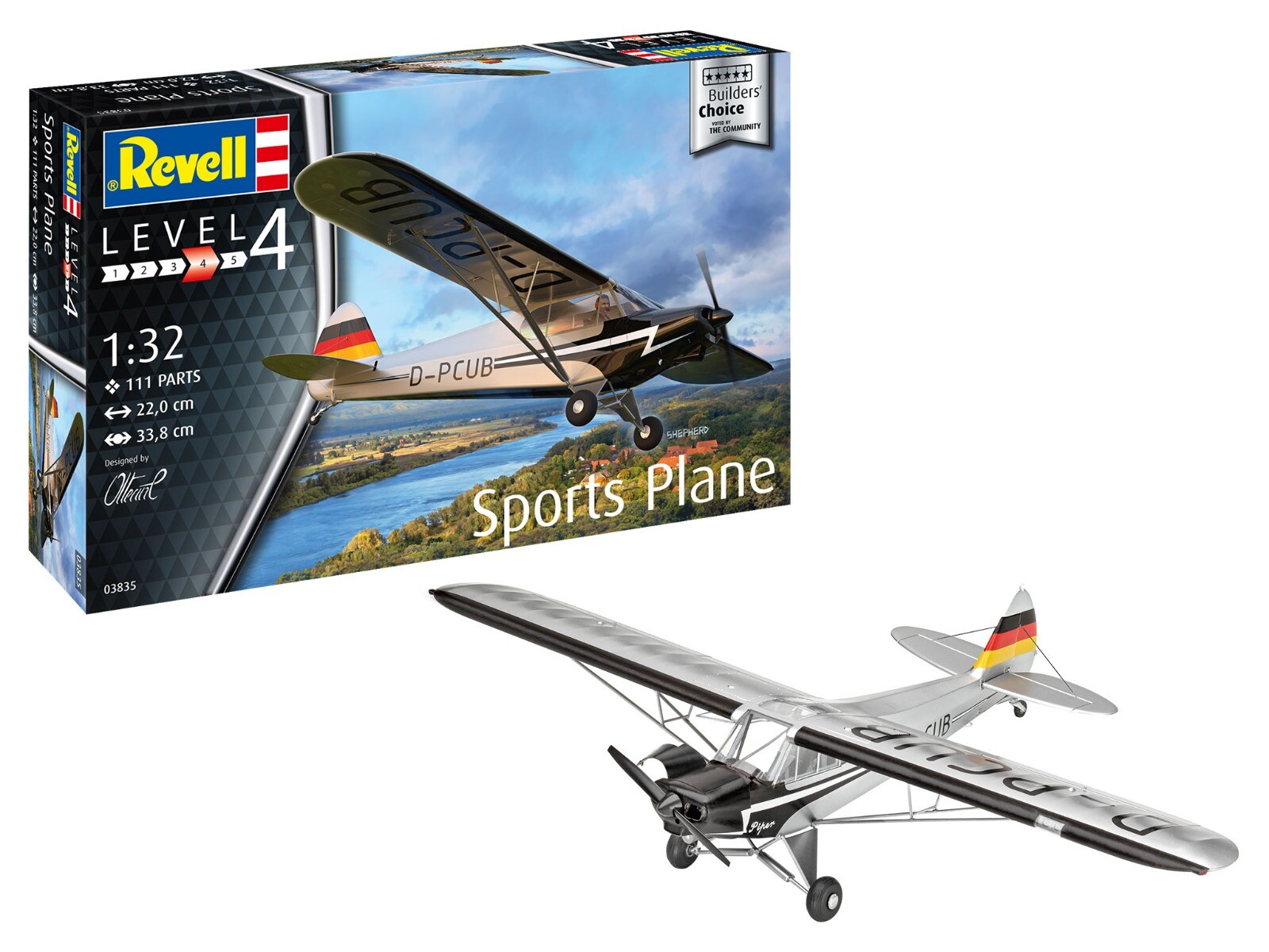 Revell 1/32 Sports Plane Model-set 33472