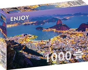 Rio de Janeiro by Night - Brazil Puzzel (1000 stukjes) 37463141156