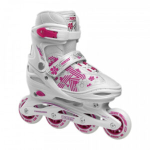 Roces inline skates Jokey 3.0 softboot 82A wit/roze mt 26 29 376634