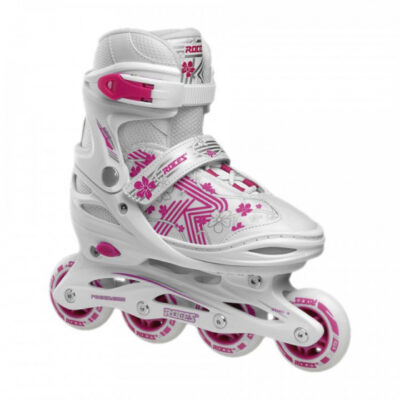 Roces inline skates Jokey 3.0 softboot 82A wit/roze mt 38 41 376655