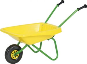 Rolly Toys Kunststof Kinderkruiwagen met Metalen frame Geel 176643