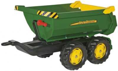 Rolly Toys aanhanger RollyHalfpipe John Deere 89 x 45 cm groen 176275