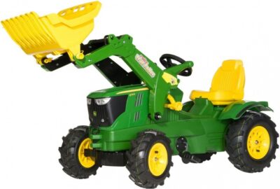 Rolly Toys traptractor RollyFarmtrac John Deere 6210R LB groen 177462