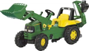 Rolly Toys traptractor RollyJunior John Deere groen/geel 177504