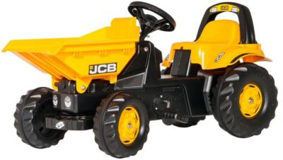 Rolly Toys traptractor RollyKid Dumper JCB junior geel 176141