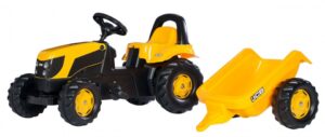 Rolly Toys traptractor RollyKid JCB junior geel 176089