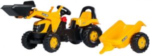 Rolly Toys traptractor RollyKid JCB junior geel/zwart 176130