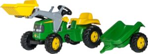 Rolly Toys traptractor RollyKid John Deere junior groen 176099