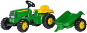 Rolly Toys traptractor RollyKid John Deere junior groen/geel 176070