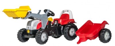 Rolly Toys traptractor RollyKid Steyr 6165 CVT junior rood 176136