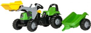 Rolly Toys traptractor met aanhanger RollyKid Deutz Fahr 5115 G TB 176111