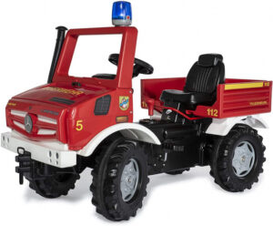 Rolly Toys trapvoertuig RollyUnimog Fire 118 x 81 x 54 rood 449093