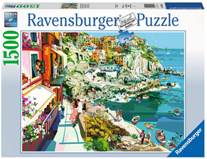 Romantiek in Cinque Terre Puzzel (1500 stukjes) 33942842823