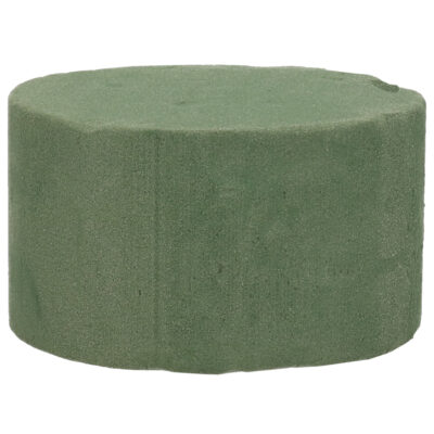 Rond groen steekschuim/oase blok nat 10 x 6 cm 10052544