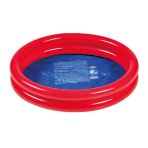 Rood/blauw rond opblaasbaar baby zwembad 60 cm 10200023