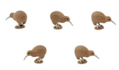 Safari speelfiguren Kiwi&apos;s 2 cm bruin 192 delig 544323