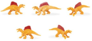 Safari speelgoedfiguren Spinosaurus junior lichtbruin 192 stuks 550631