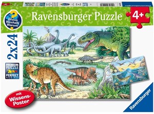 Sauriërs en hun Leefruimte Puzzel (2 x 24 stukjes) 28512298211