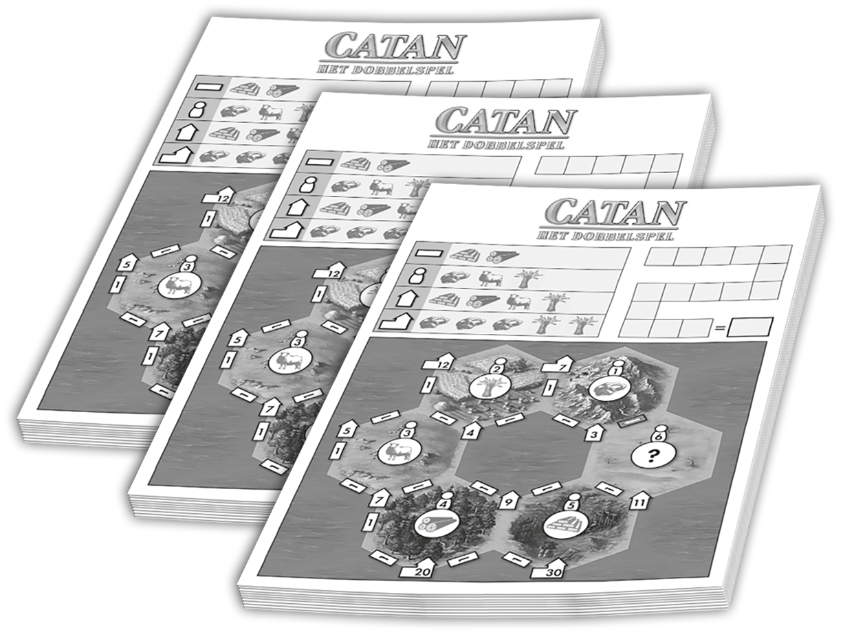 Scoreblokken Catan: Het Dobbelspel - Dobbelspel 13450