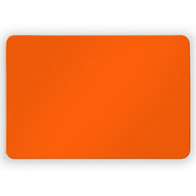 Set van 12x koelkast whiteboard magneet oranje 6 x 4 cm 10187976