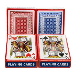 Set van 4x poker/kaartspel speelkaarten geplastificeerd 10244134