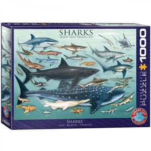 Sharks Puzzel (1000 stukjes) 29628431073