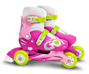 Skids Control Inline Skates Verstelbaar Roze/Wit maat 27 30 363536