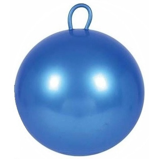 Skippybal blauw 60 cm voor kinderen 10159036