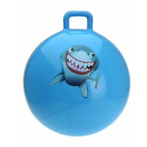 Skippybal blauw met haai 55 cm 10086776