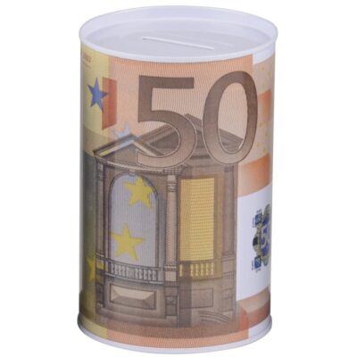 Spaarpot 50 euro biljet 8 x 13 cm 10135584