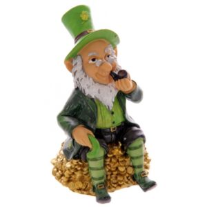 Spaarpot saint Patrick geluks kabouter 13 cm 10058383