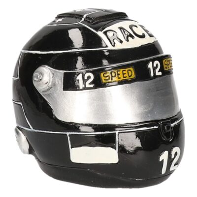 Spaarpot zwarte race helm 10089554