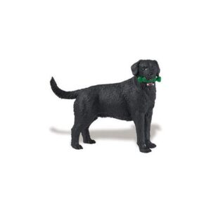 Speeldier zwarte Labrador hond 9 cm 10056077